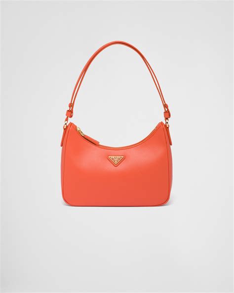 prada bag orange|Prada bag re edition.